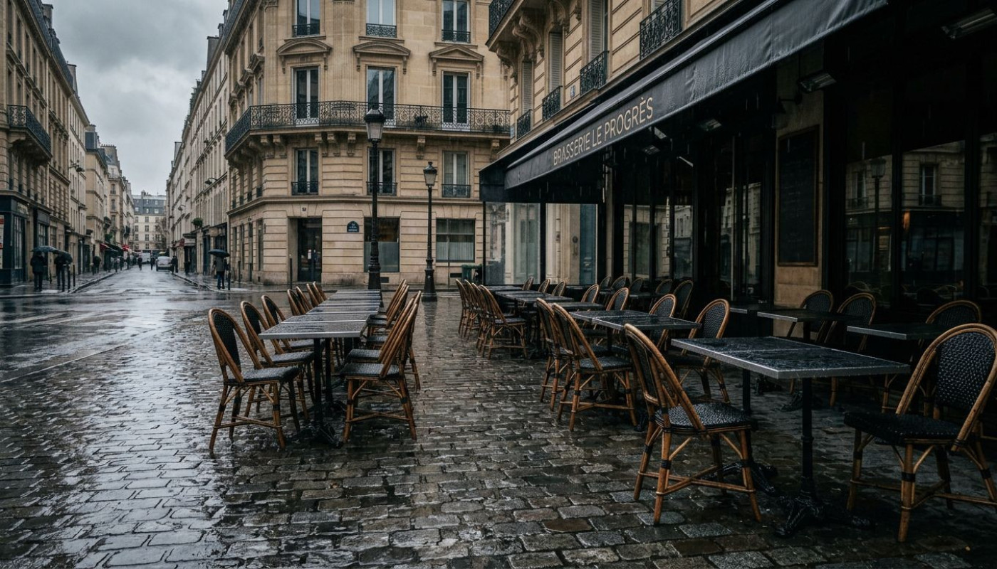Terrasses parisiennes : l’envers du décor quand vient la pluie